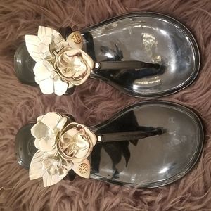 Preloved Tory Burch Blossom sandals